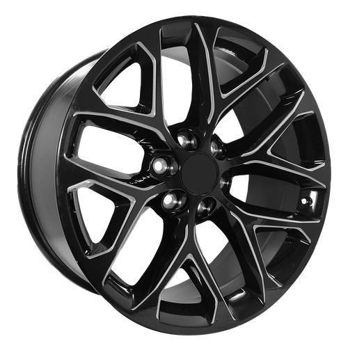 PR177 GLOSS BLACK MILLED 10x26 6/139,7 ET24 CB78.1 60° - Alumiinivanteet - 333477 - 1