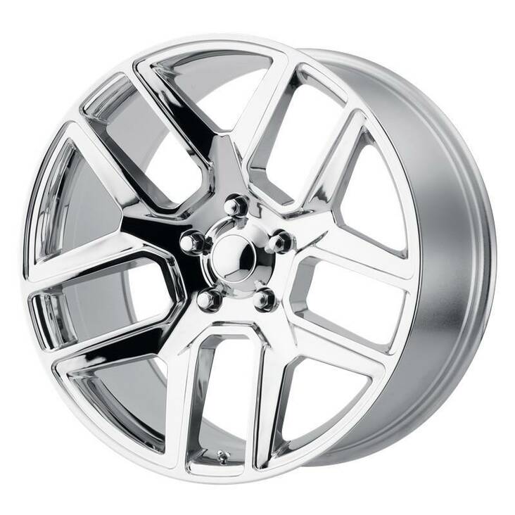 PR192 Chrome 9x20 5/139,7 ET19 CB78.1 60° - Alumiinivanteet - 242727 - 1