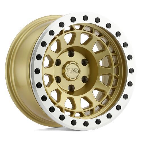 PRIMM MATTE GOLD W/ MACHINED RING 8,5x17 6/135 ET0 CB87,1 60° - Alumiinivanteet - 300817 - 1