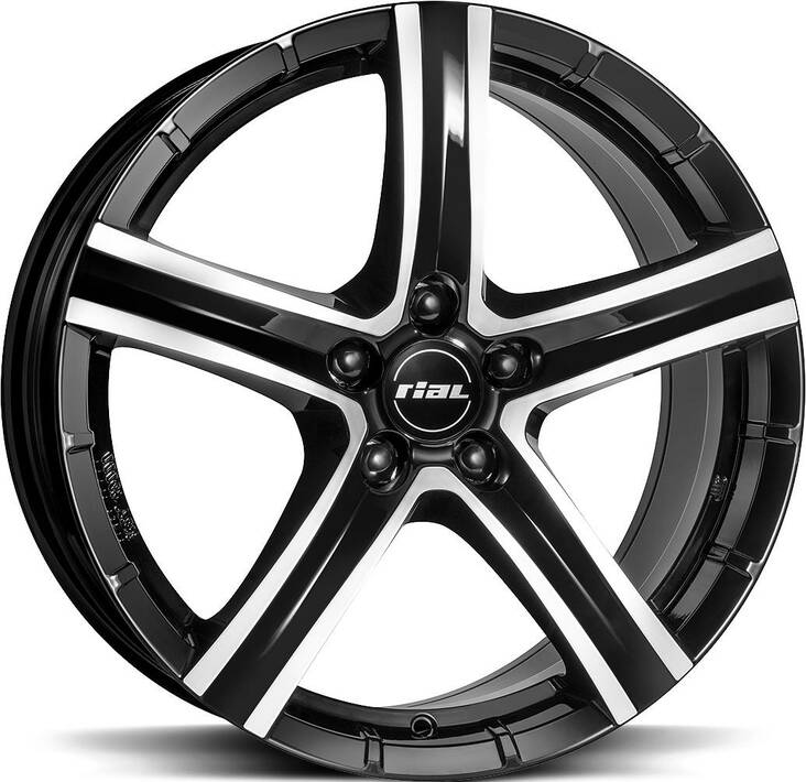 RIAL Quinto Diamond Black 9,5x20 5/120 ET38 CB72,6 60° - Alumiinivanteet - 27147 - 1
