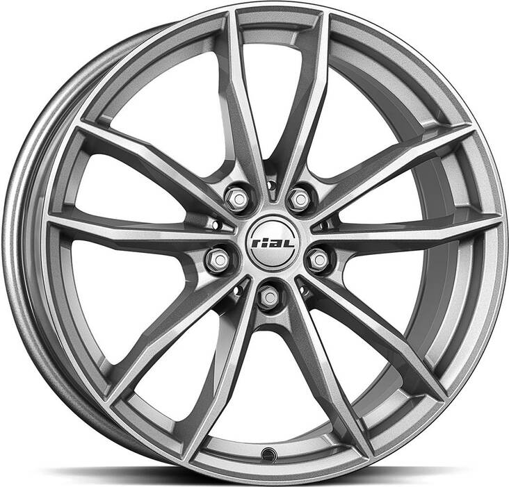 RIAL X12 Metal Grey 7,5x18 5/112 ET51 CB57.1 R13 - Alumiinivanteet - 298117 - 1
