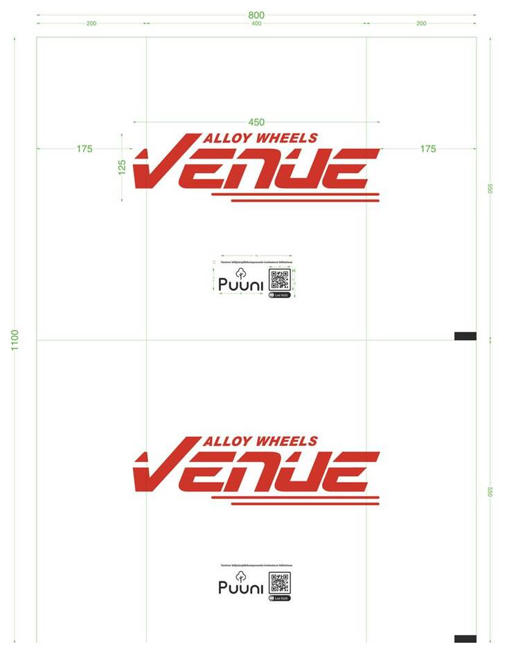 Rengaspussi ISO Venue 800x1200+2x200, Hiilijalanj.komp. 100ps/rl - Rengas- ja vannetarvikkeet - 310287 - 1