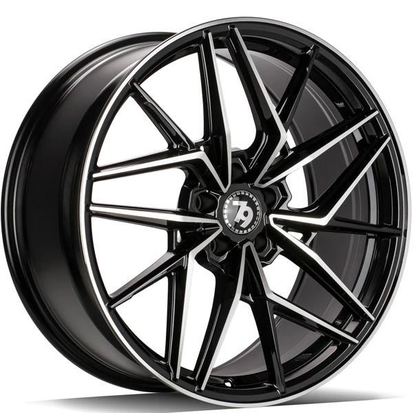 SCF-I Black Front Polished 8,5x19 5/112 ET30 CB66,5 60° - Alumiinivanteet - 333227 - 1