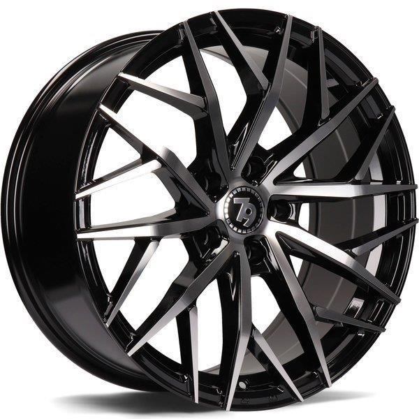 SV-C Black Front Polished 7,5x17 5/112 ET40 CB66.5 60° - Alumiinivanteet - 313797 - 1