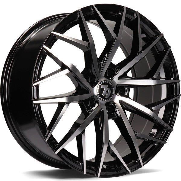 SV-C Black Front Polished 8x18 5/108 ET42 CB67.1 60° - Alumiinivanteet - 323967 - 1