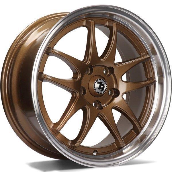 SV-I Bronze Lip Polished 8x17 5x112 ET35 CB66.5 60° 600 kg - Alumiinivanteet - 313807 - 1