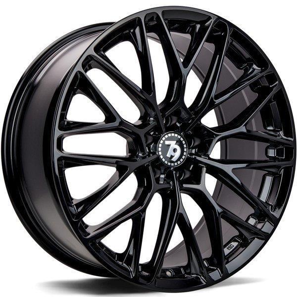 SV-P Black Glossy 8,5x19 5/120 ET30 CB72.6 60° - Alumiinivanteet - 317597 - 1