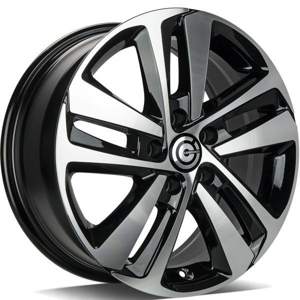 Strasbourg Black Front Polished 7x16 5/108 ET45 CB65,1 60° - Alumiinivanteet - 314317 - 1