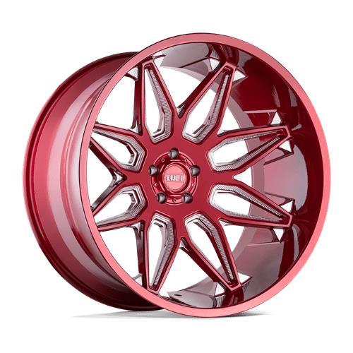 T3B CANDY RED 12x22 5/127 ET-45 CB71,5 60° - Alumiinivanteet - 298727 - 1