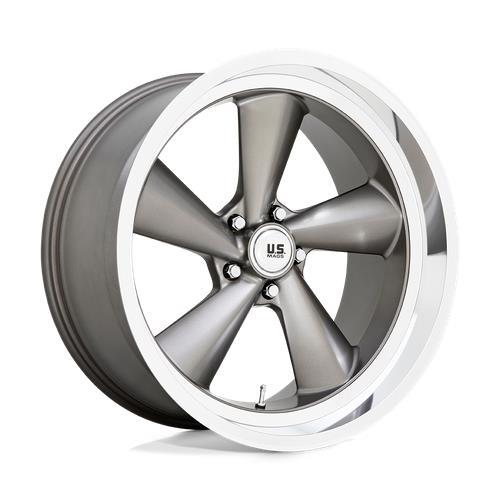 U137 TS ANTHRACITE W/ DIAMOND CUT LIP 9x22 5/127 ET15 CB78,1 60° - Alumiinivanteet - 327727 - 1