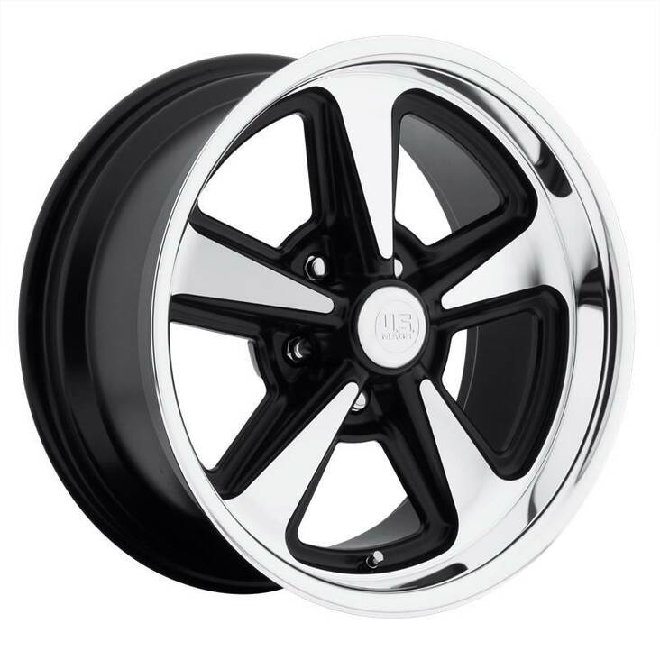 UC109 MATTE BLACK MACHINED 9x17 5/120,65 ET8 CB72.6 60° - Alumiinivanteet - 246307 - 1