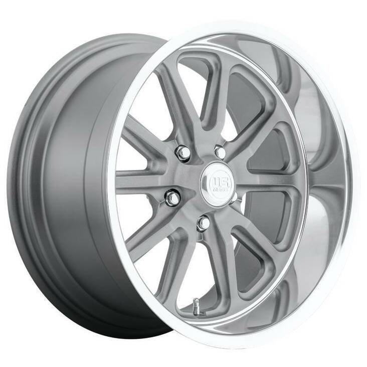 UC111 MATTE GUN METAL MACHINED 8x17 5/120,65 ET1 CB72.6 60° - Alumiinivanteet - 246237 - 1