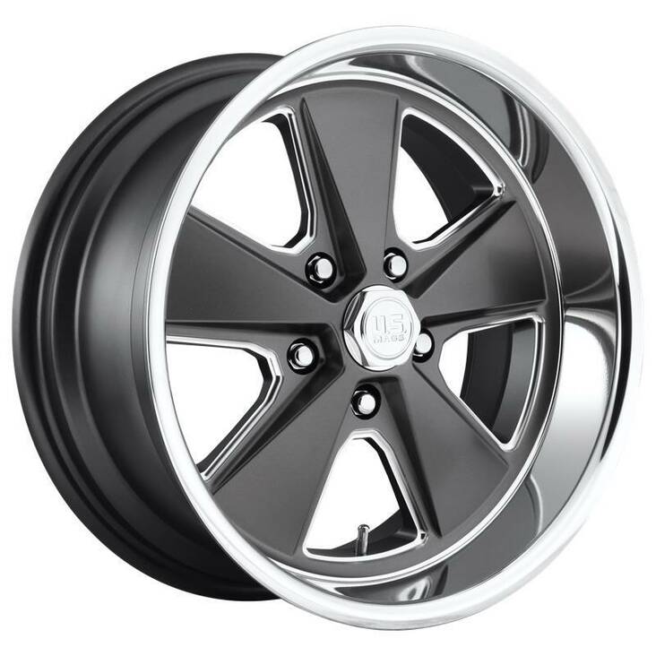 UC120 MATTE GUN METAL MACHINED 8x18 5/120,65 ET1 CB72.6 60° - Alumiinivanteet - 246337 - 1