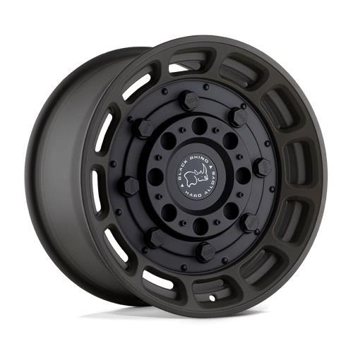 WARTHOG MATTE OLIVE DAB GREEN W/ BLACK CENTER 8,5x17 6/139,7 ET-18 CB112,1 60° - Alumiinivanteet - 302477 - 1