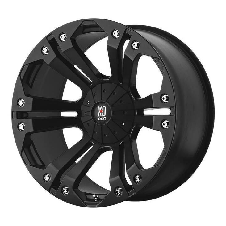 XD778 Matte Black 9x18 6/135/139,7 ET18 CB106.3 60° - Alumiinivanteet - 238307 - 1