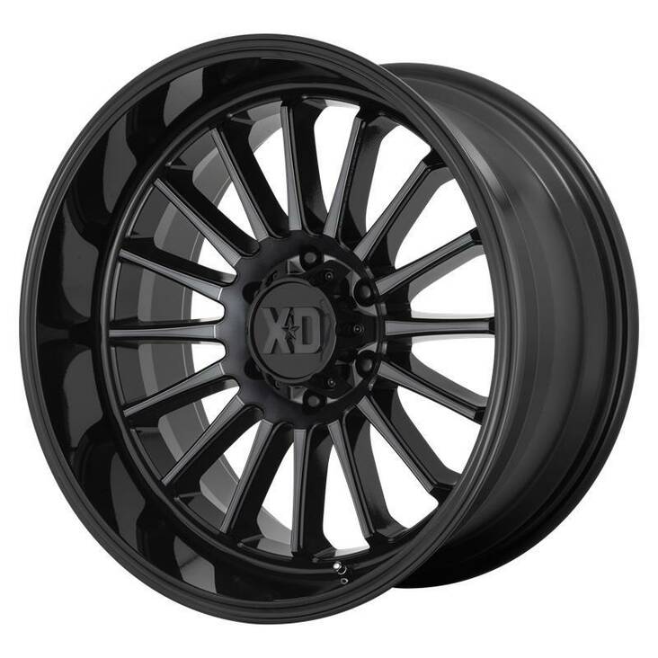 XD857 WHIPLASH GLOSS BLACK W/ GRAY TINT 9x20 5/139,7 ET0 CB78,1 60° - Alumiinivanteet - 327867 - 1