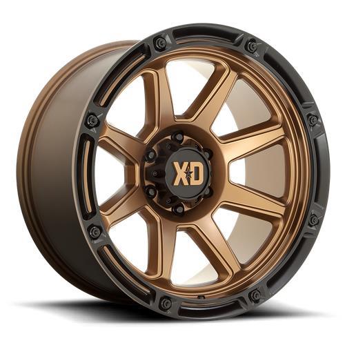 XD863 MATTE BRONZE W/ BLACK LIP 9x20 6/135 ET0 CB87,1 60° - Alumiinivanteet - 327927 - 1
