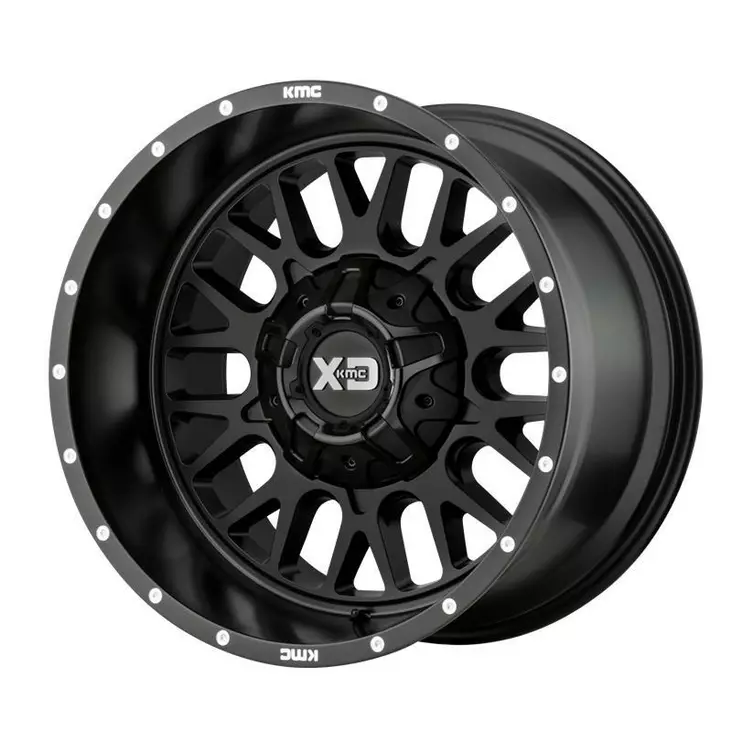 XD842 Satin Black 10x20 8/170 ET-18 CB125,5 60° - Alumiinivanteet - 241817 - 1