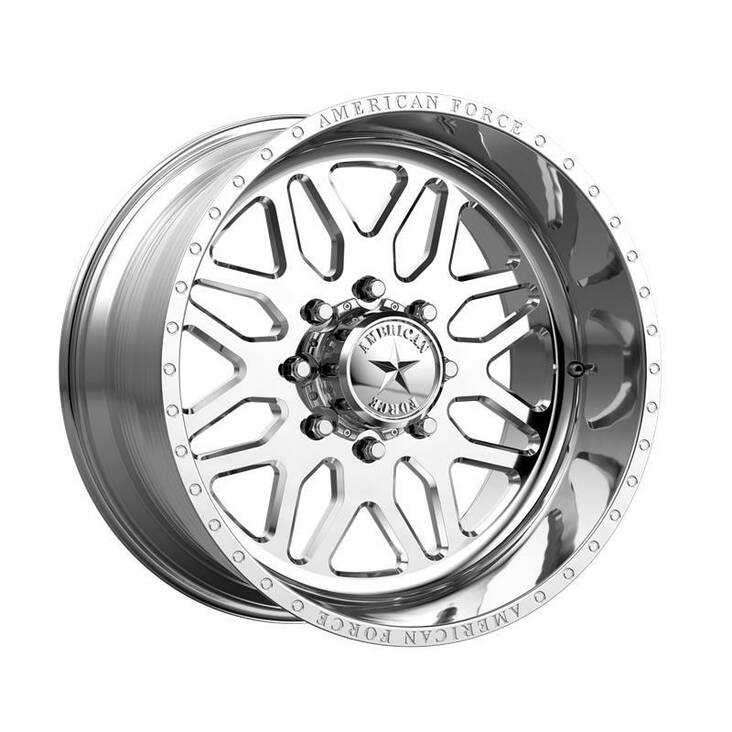 AW2 Polished 10x20 8/165,1 ET-25 CB122,0 60° - Alumiinivanteet - 242787 - 1