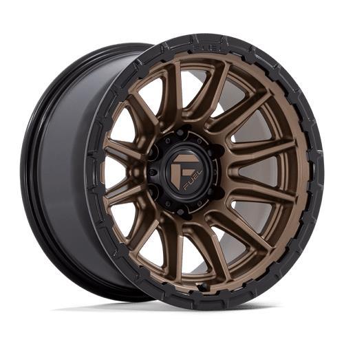 FC866 PISTON MATTE BRONZE W/ GLOSS BLACK LIP 10x22 6/139,7 ET-18 CB106,1 60° - Alumiinivanteet - 337197 - 1