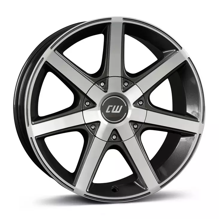 BORBET CWE Mistral Anthracite Gloss Pol 8,5x18 5/120 ET45 CB72,6 60° - Alumiinivanteet - 340077 - 1