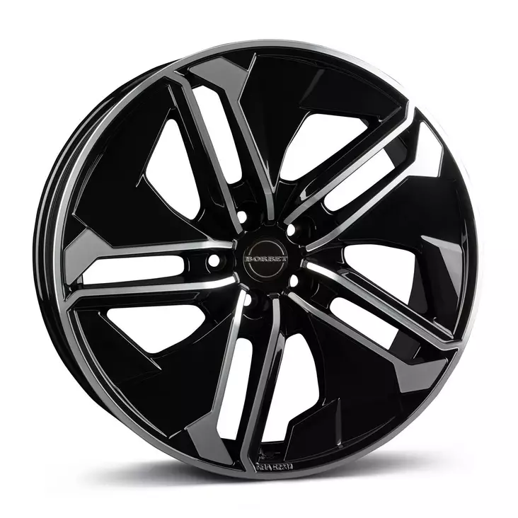 BORBET TX black polished glossy 9x21 5/120 ET45 CB72,6 60° - Alumiinivanteet - 340317 - 1