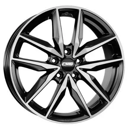 C28 Gloss Black Polished 7x17 5/114,3 ET40 60° - Alumiinivanteet - 360797 - 1