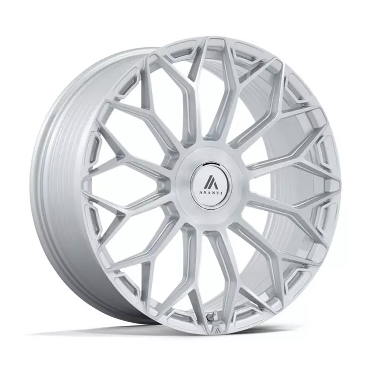 AB051 ENVOY GLOSS SILVER W/ BRUSHED FACE 10x22 5/112/120 ET35 CB74.1 60° - Alumiinivanteet - 368527 - 1