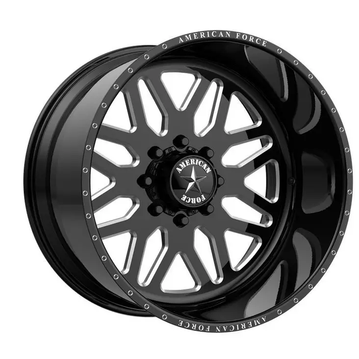 AFW TRAX SS GLOSS BLACK MACHINED 11x22 8/170 ET0 CB125.1 60° - Alumiinivanteet - 372897 - 1