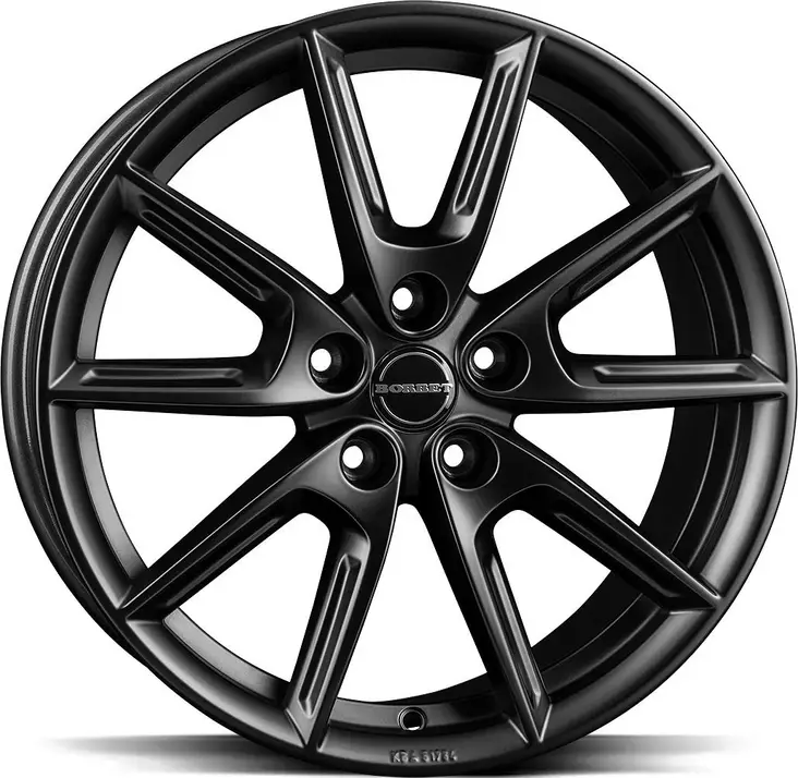 BORBET LX19 Black Matt 8x19 5/108 ET50 CB72.5 60° - Alumiinivanteet - 355767 - 1