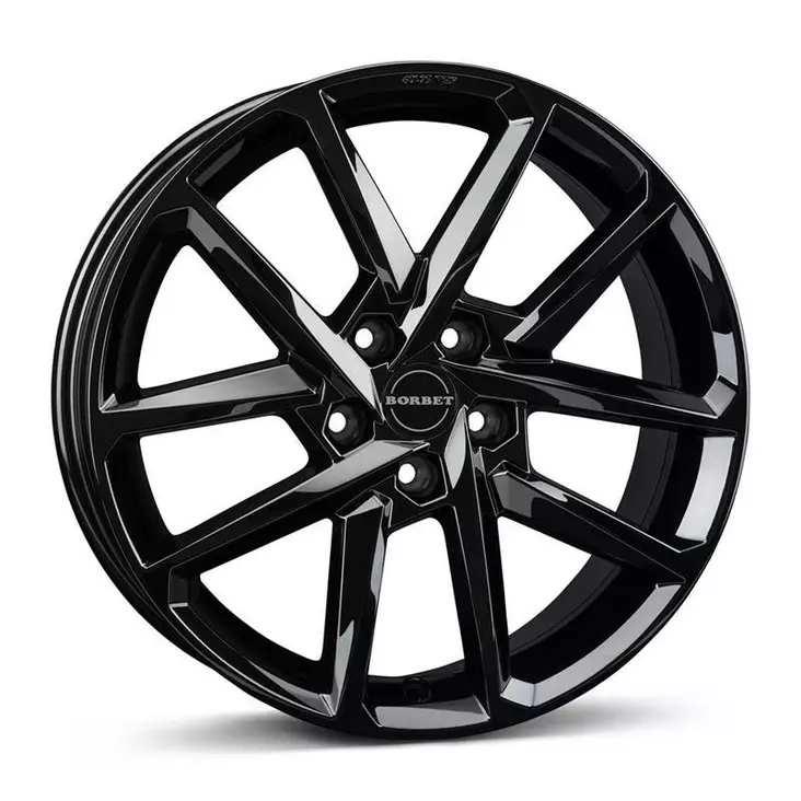 Borbet N Black Glossy 8x19 5/114,3 ET48 CB72,5 60° - Alumiinivanteet - 356357 - 1