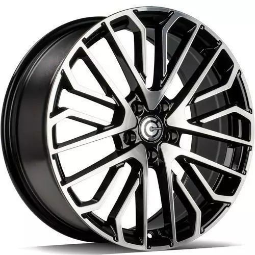 Brilliant Black Front Polished 8x19 5/112 ET45 CB66.5 60° - Alumiinivanteet - 350577 - 1
