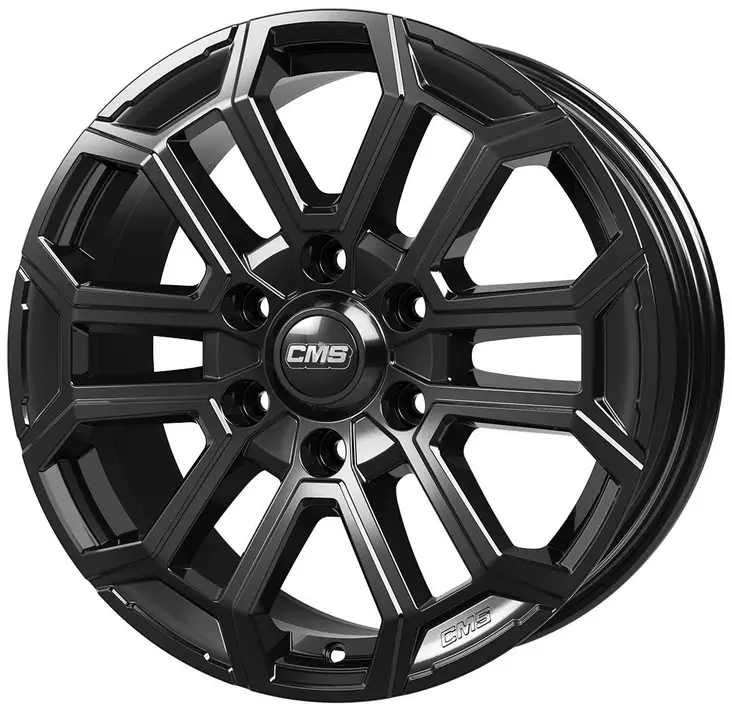 CMS C35 Complete Black Gloss 7,5x17 6/114,3 ET45 CB66,1 60° - Alumiinivanteet - 346867 - 1