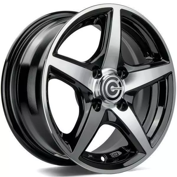 Crow Black Front Polished 5,5x13 4/100/98 ET30 CB67.1 60° - Alumiinivanteet - 356377 - 1
