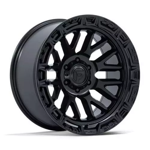 FC890 RAIL MATTE BLACK W/ GLOSS BLACK LIP 10x20 5/127 ET-18 CB71.5 60° - Alumiinivanteet - 370067 - 1