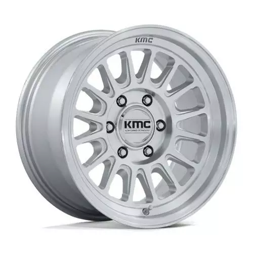 KM733 IMPACT FFT GLOSS SILVER W/ MACHINED FACE 9x18 6/139,7 ET18 CB106.1 60° - Alumiinivanteet - 369767 - 1