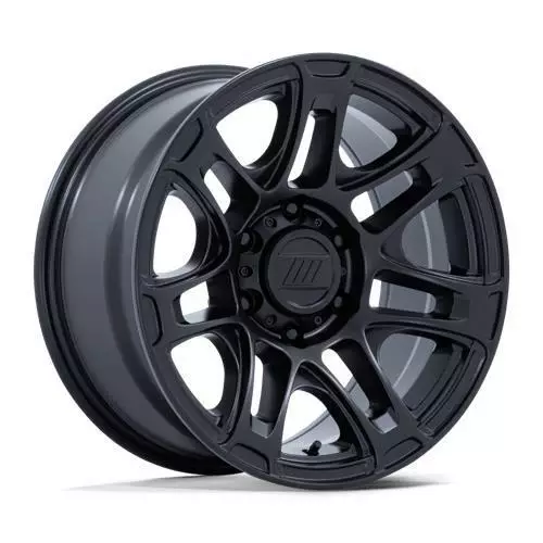 PA204 ROUGHNECK MATTE BLACK 8,5x17 6/139,7 ET0 CB106.1 60° - Alumiinivanteet - 354237 - 1