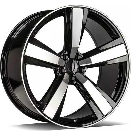 PLAYER Black Front Polished 10x21 5/112 ET19 CB66.5 60° - Alumiinivanteet - 352017 - 1