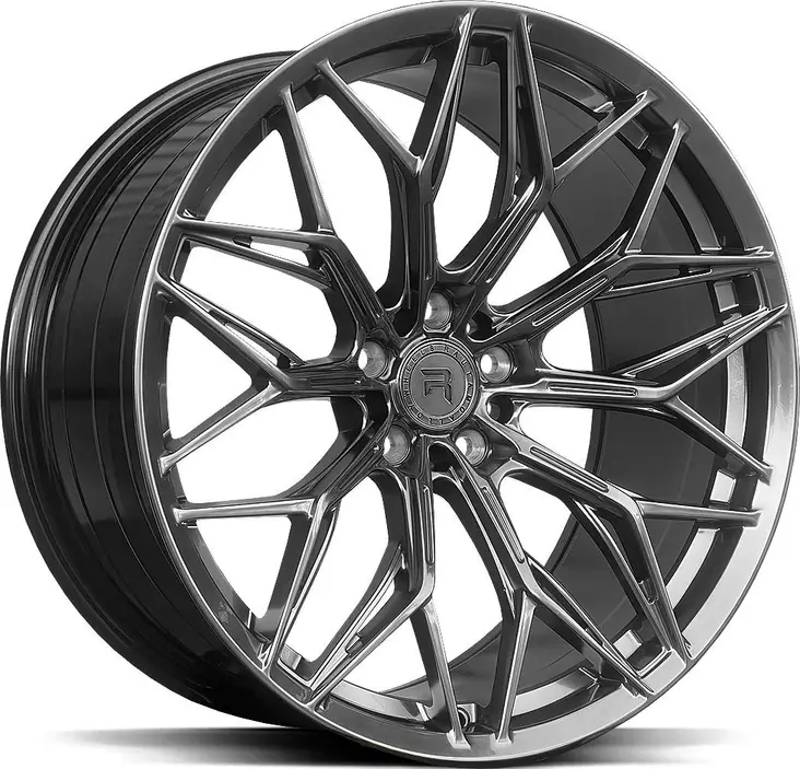 R-SERIES R18 Hyper Silv Black 9x20 5/112 ET25 CB66.6 60° - Alumiinivanteet - 356127 - 1