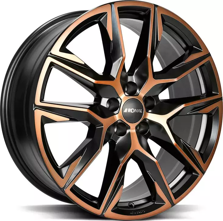RONAL R71 Jet Black Copper Matt Front Cu 8,5x20 5/120 ET41.5 CB72.5 Flat - Alumiinivanteet - 354857 - 1