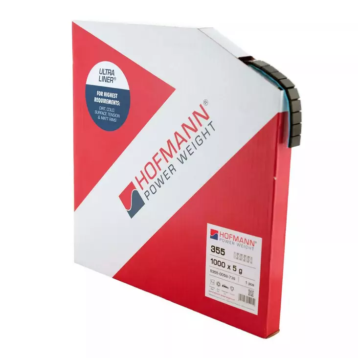 Tarrapainorulla Hofmann Ultraliner Black 355 1000x5g - Rengas- ja vannetarvikkeet - 348597 - 1