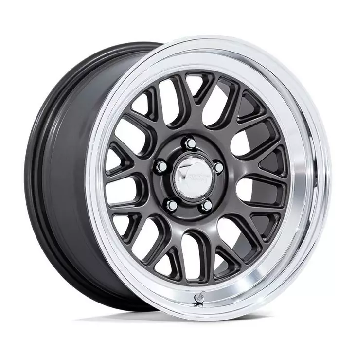VN516 G-FORCE MATTE ANTHRACITE W/ DIAMOND CUT LIP 7x17 5/120,65 ET0 CB72,6 60° - Alumiinivanteet - 364597 - 1
