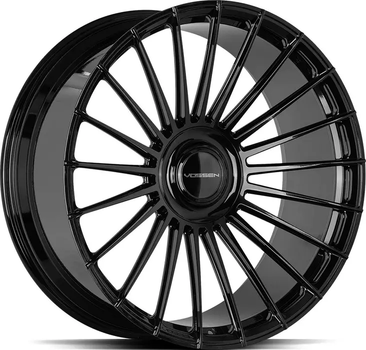 VOSSEN HF8 Gloss Black 10x24 5x108 ET26 CB63.4 60° 1135 kg - Alumiinivanteet - 355747 - 1