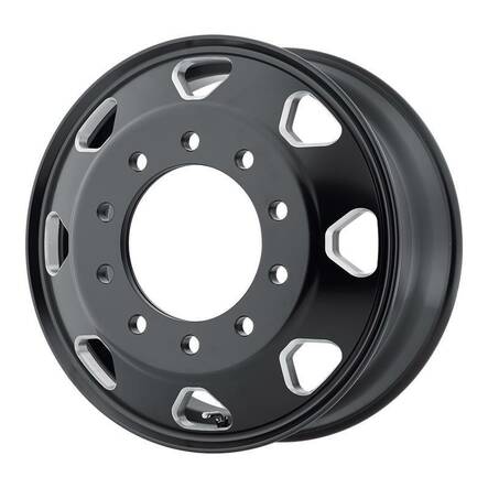 AO401 Satin Black Milled - Inner 8,25x5 10/285,75 ET144 CB220,1 60° - Alumiinivanteet - 277378 - 1