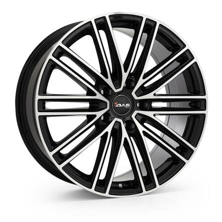 AVUS AC-M08 Black Polished 9x20 5/130 ET50 CB71,6 R14 - Alumiinivanteet - 279538 - 1