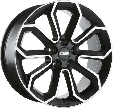 CMS C20 Diamond Matt Black 8x18 5/112 ET35 CB66,5 R13 - Alumiinivanteet - 294498 - 1