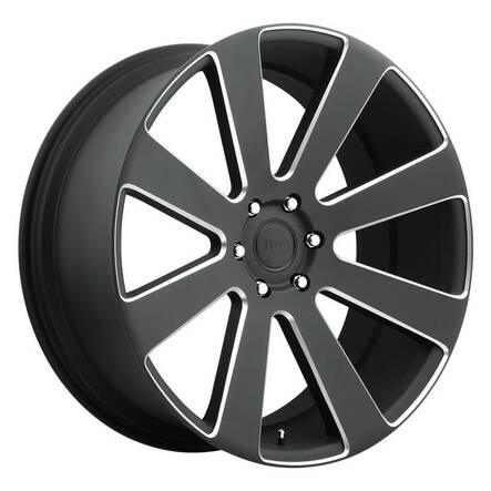DC187 MATTE BLACK MILLED 10x24 6/135 ET30 CB87.1 60° - Alumiinivanteet - 244788 - 1
