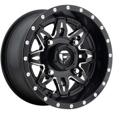 FC567 GLOSS BLACK MILLED 9x20 6/135/139,7 ET1 CB106.1 60° - Alumiinivanteet - 245098 - 1