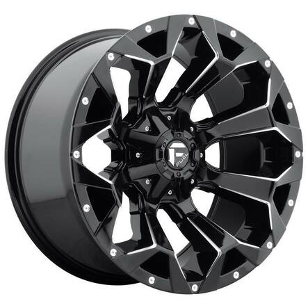 FC576 GLOSS BLACK MILLED 9x20 8/180 ET20 CB124.2 60° - Alumiinivanteet - 246798 - 1