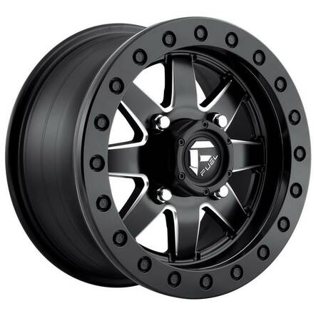FV938 MATTE BLACK MILLED 7x15 4/156 ET13 CB132.0 60° - Alumiinivanteet - 243678 - 1